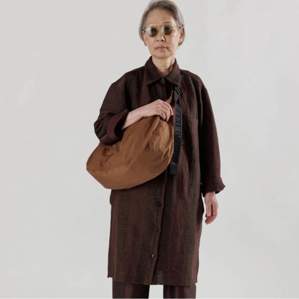 BAGGU Large Crescent Bag, Brown